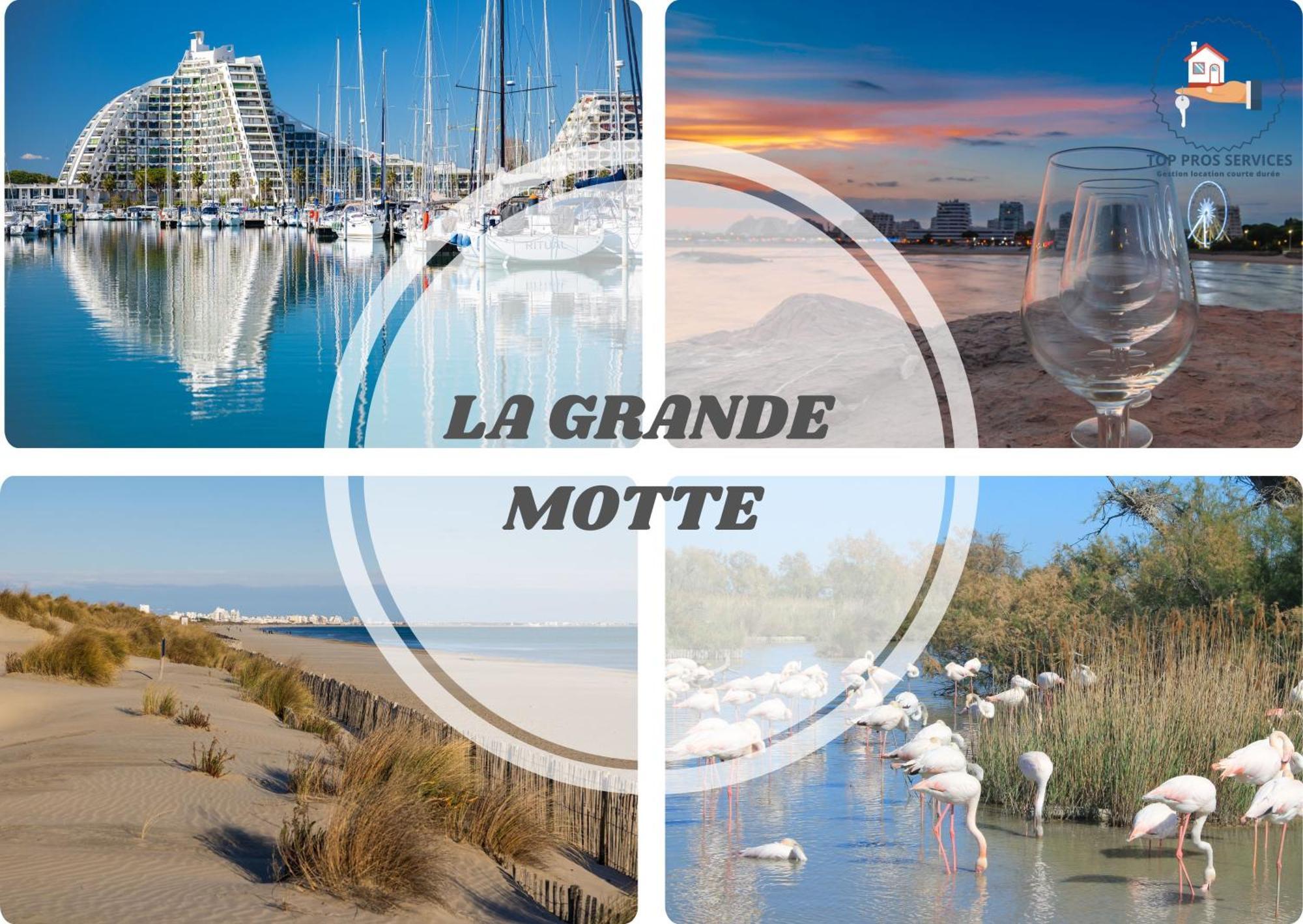 Le Calderini Appart - Face Plage Wifi Et Park Gratuit Calme - Resid Le Surcouf -Top Pros Servicesconciergerie La Grande Motte Dış mekan fotoğraf
